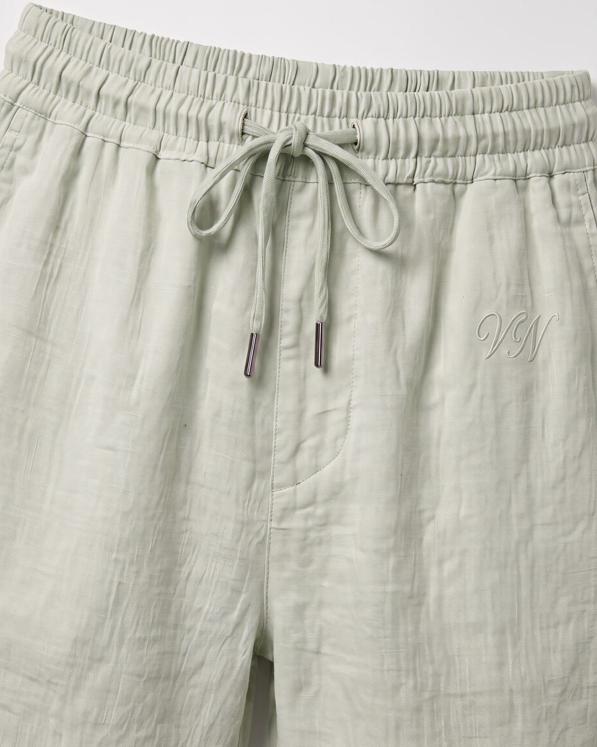 Jetty Linen Short, fabric detail
