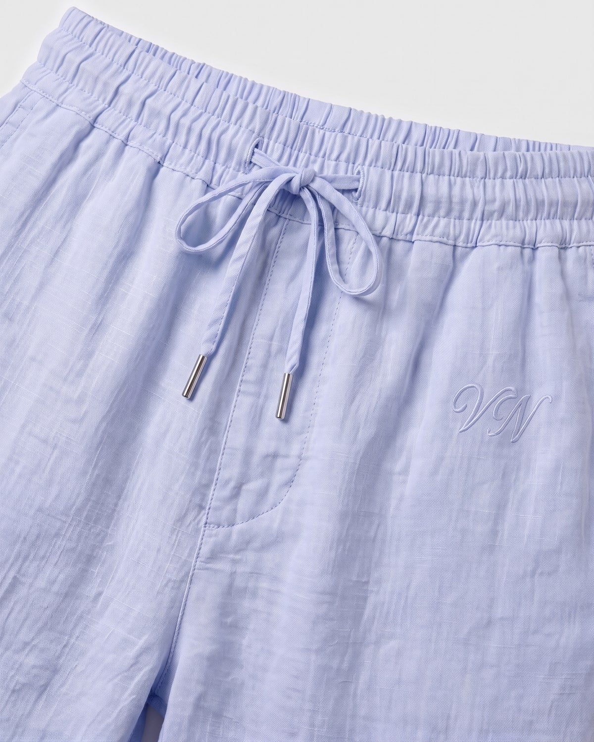 Jetty Linen Short, fabric detail
