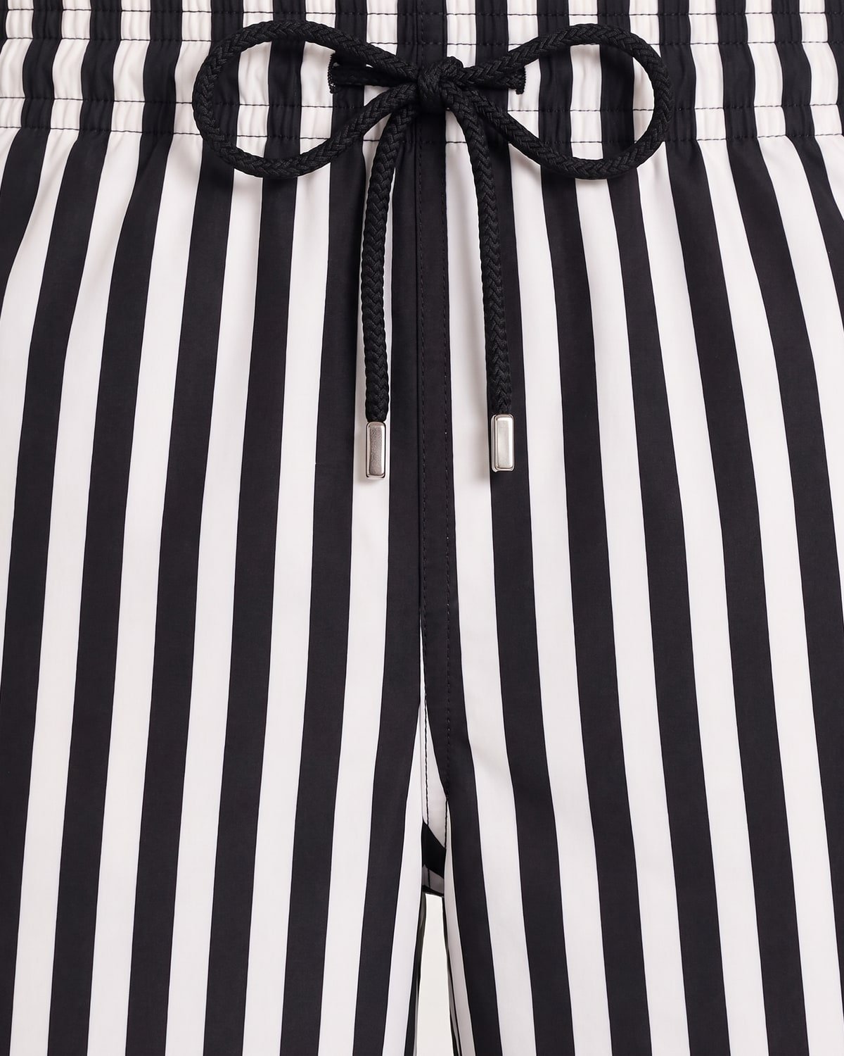 Lido Stripe Swim Short, fabric detail