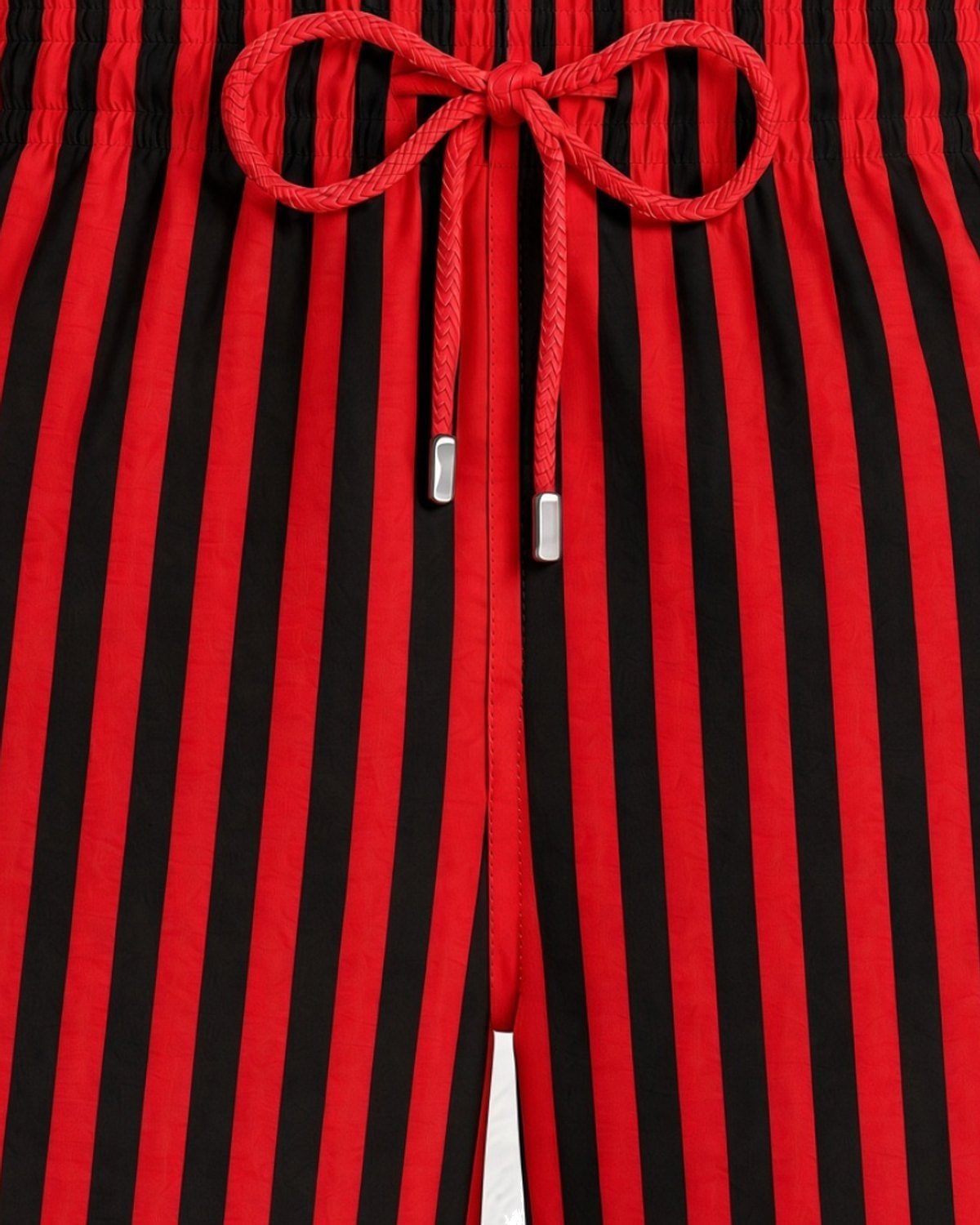Lido Stripe Swim Short, fabric detail