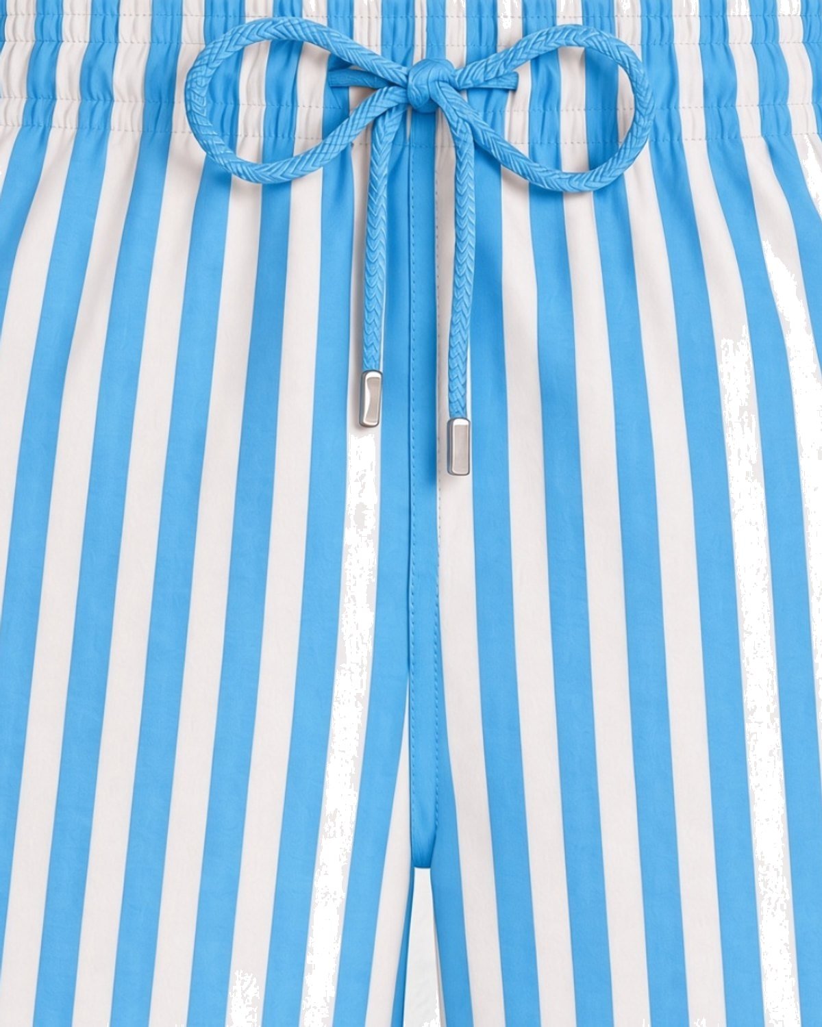 Lido Stripe Swim Short, fabric detail
