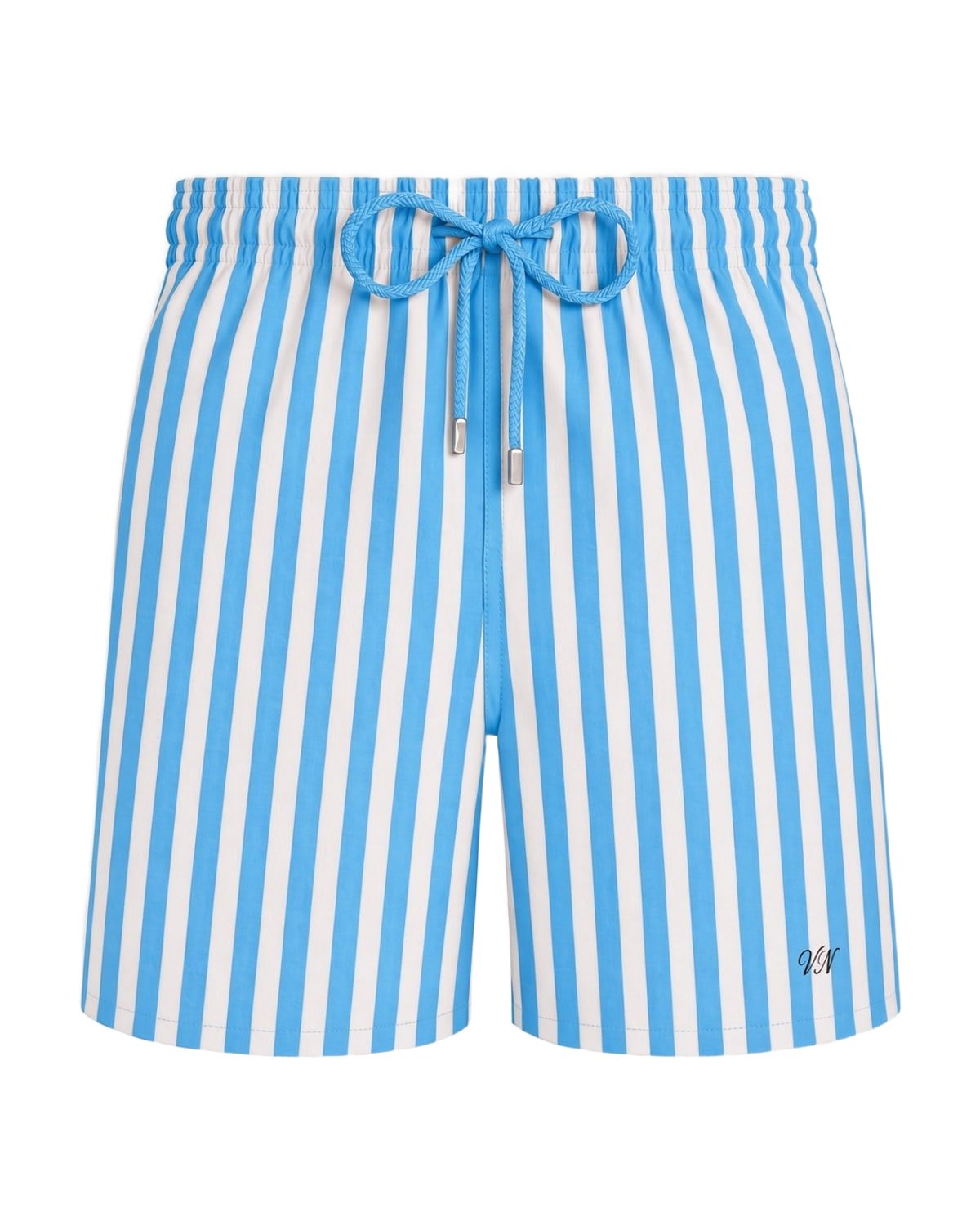 Lido Stripe Swim Short in Sky Stripe