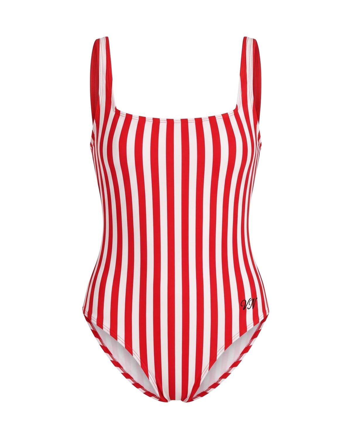 Lido Stripe Swimsuit in Red Stripe