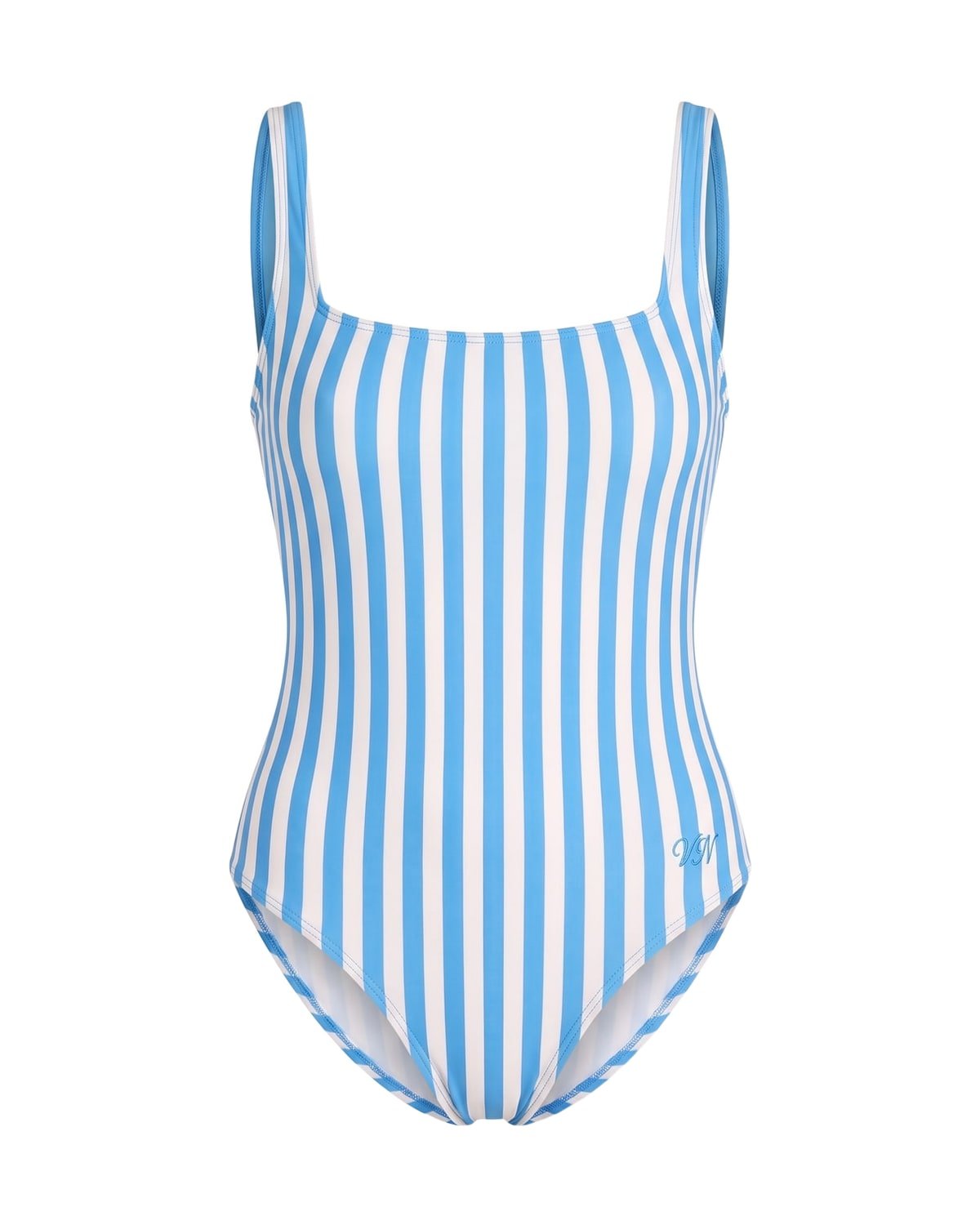 Lido Stripe Swimsuit in Sky Stripe