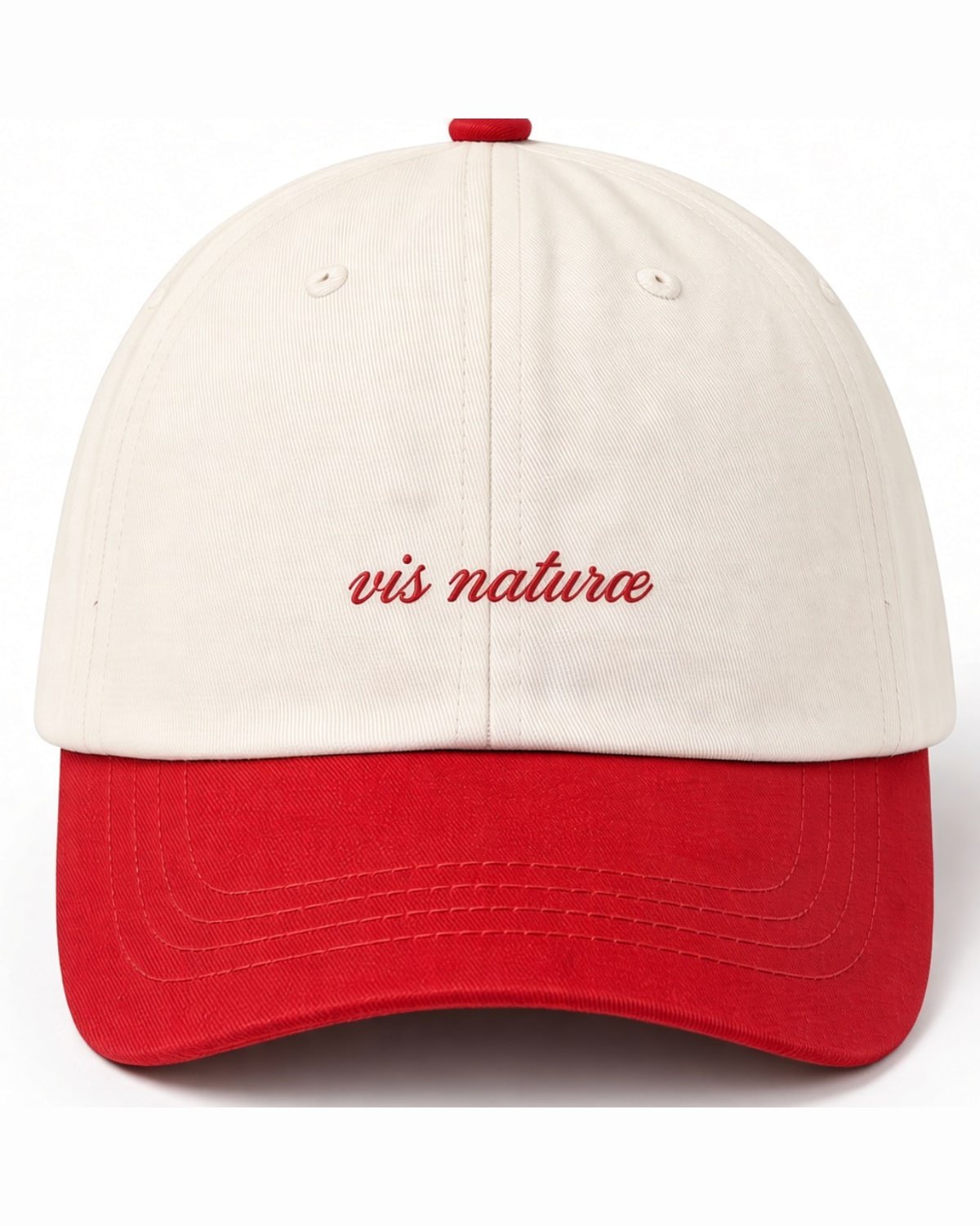 Marram Cap in Ecru / Red