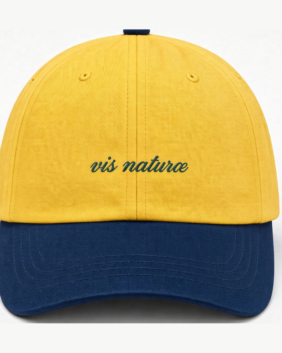 Marram Cap in Mustard / Navy