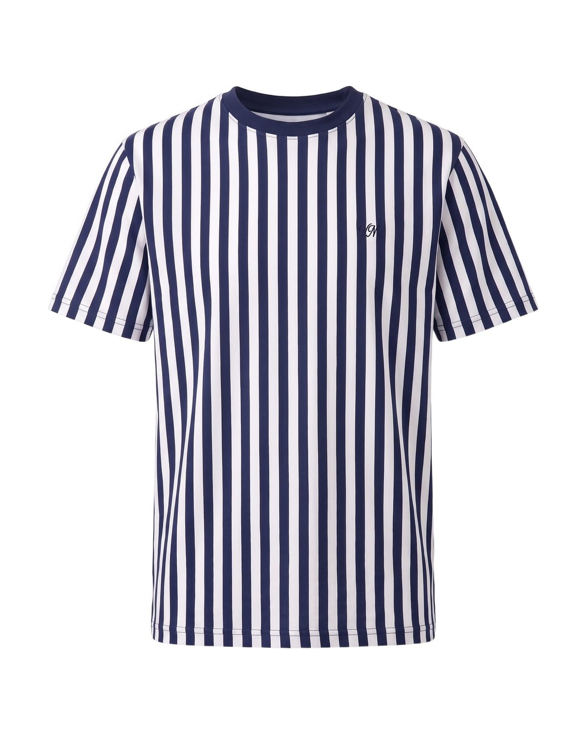 Cabana Stripe Tee in Navy