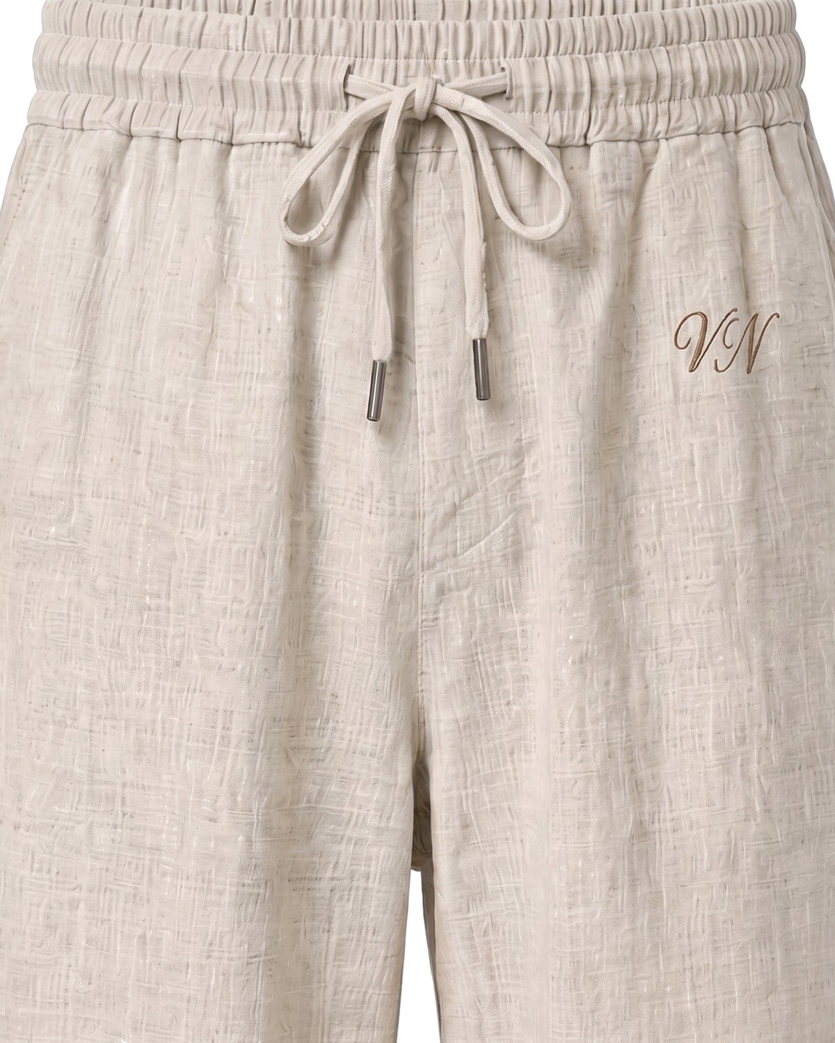 Jetty Linen Short, fabric detail