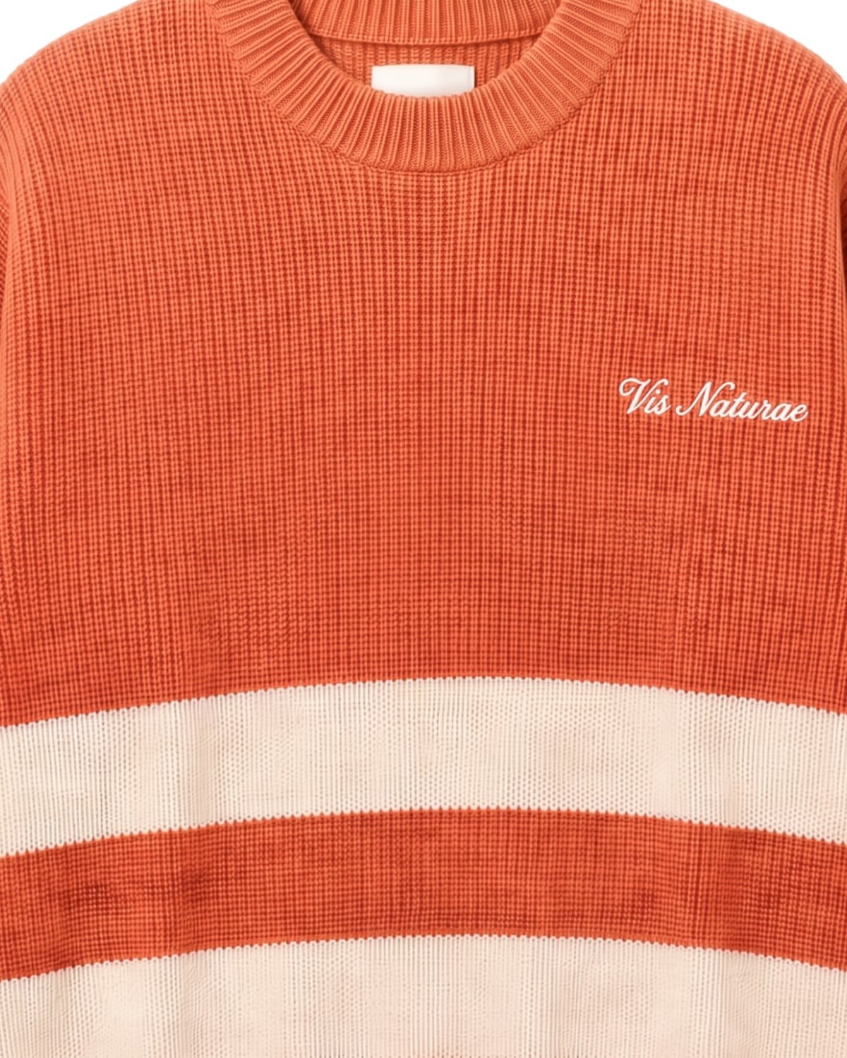Mooring Stripe Crew, fabric detail