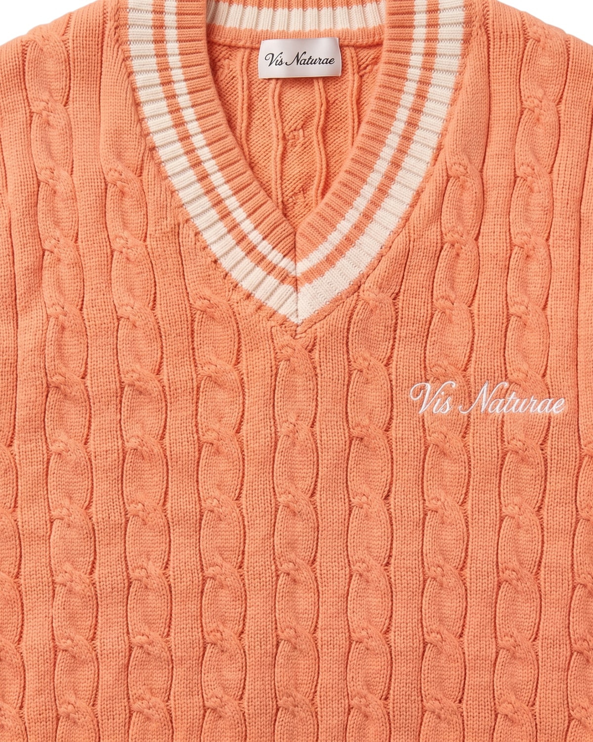 Pavilion Cable Vest, fabric detail