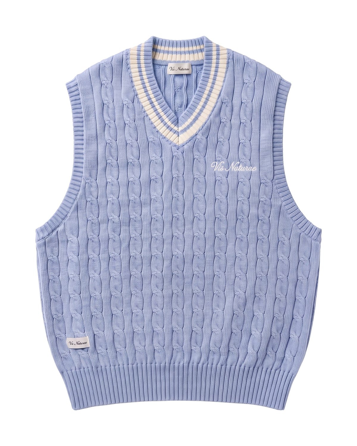 Pavilion Cable Vest in Sky