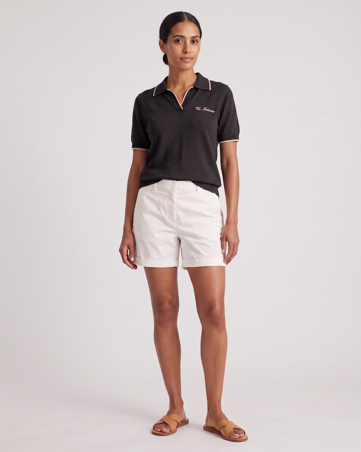 Promenade Knit Polo, fabric detail