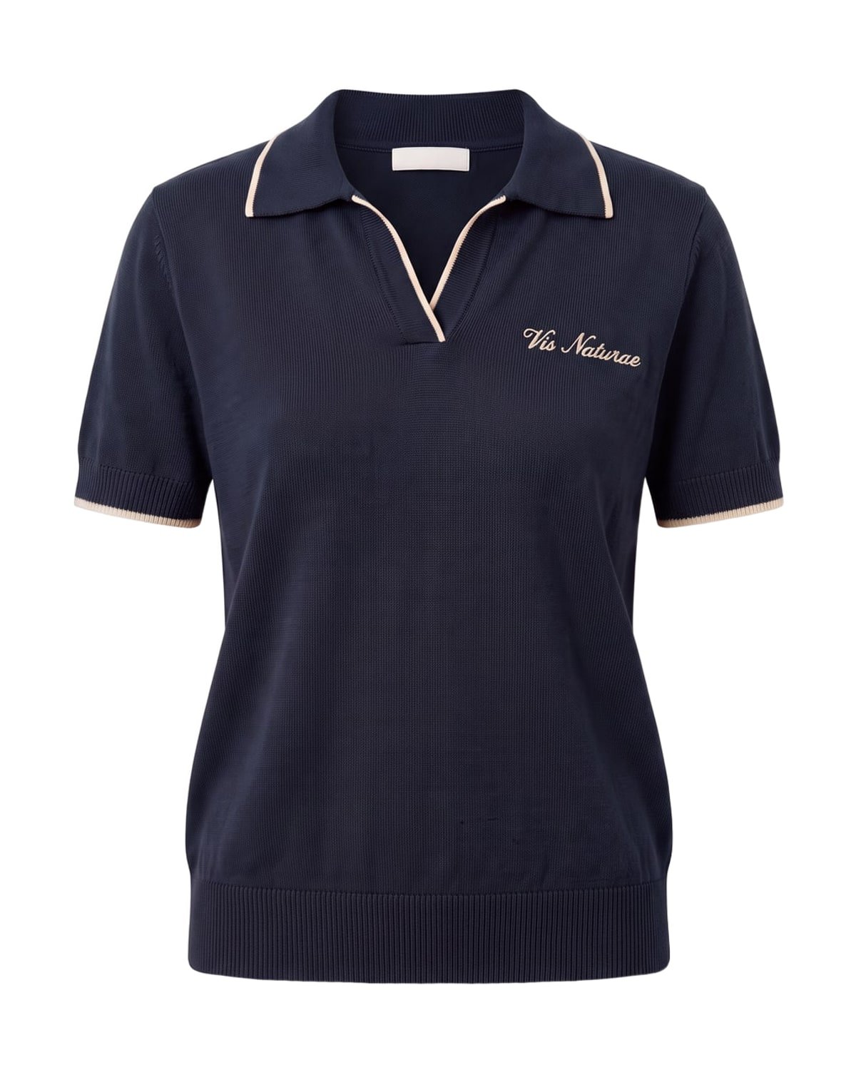 Promenade Knit Polo in Navy