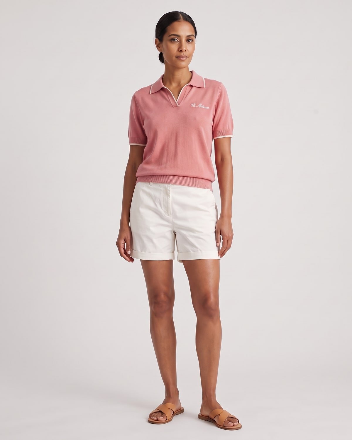 Promenade Knit Polo, fabric detail