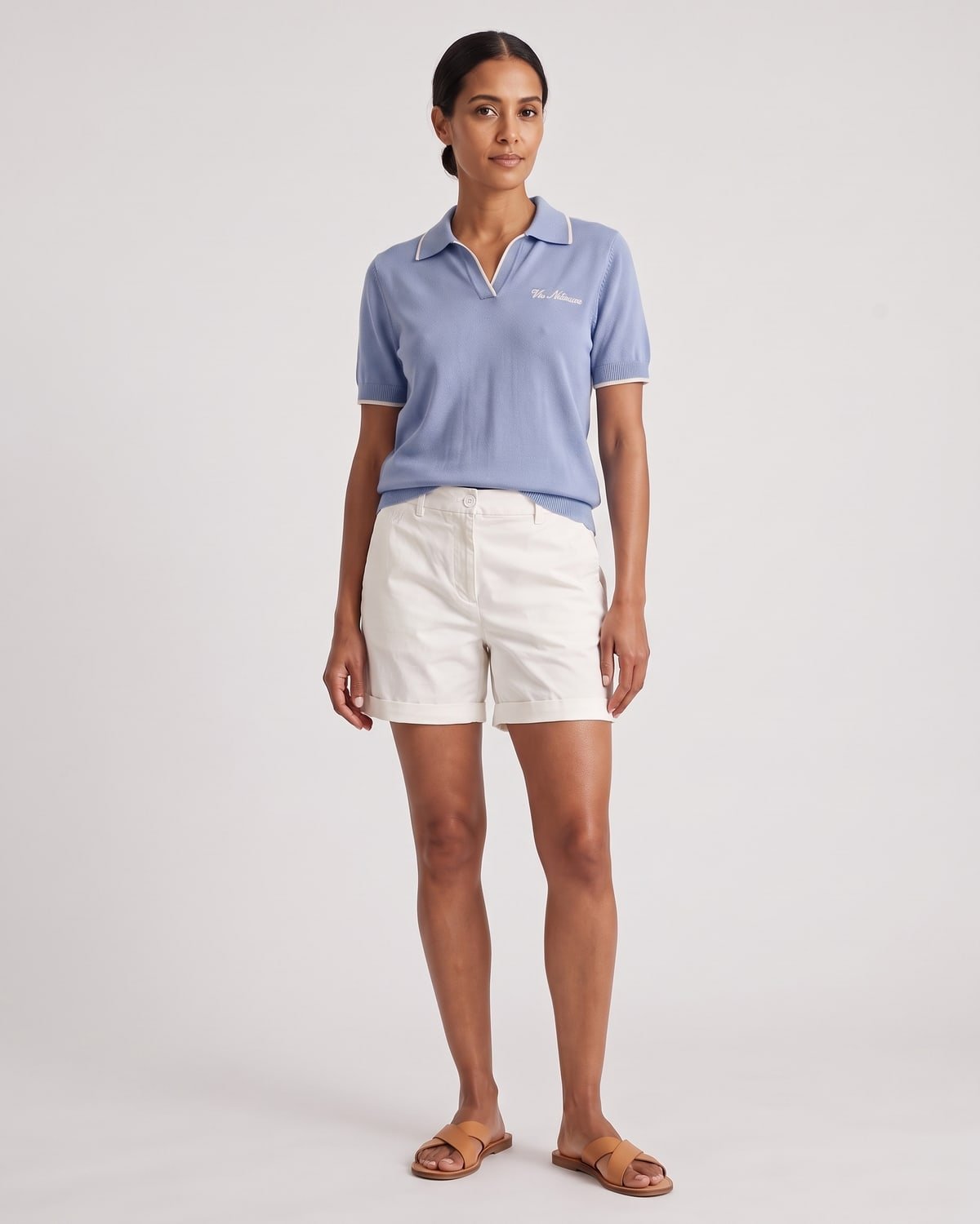Promenade Knit Polo, fabric detail