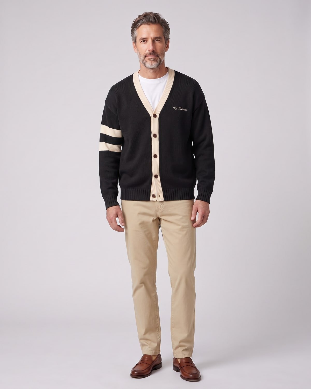 Regatta Cardigan, fabric detail