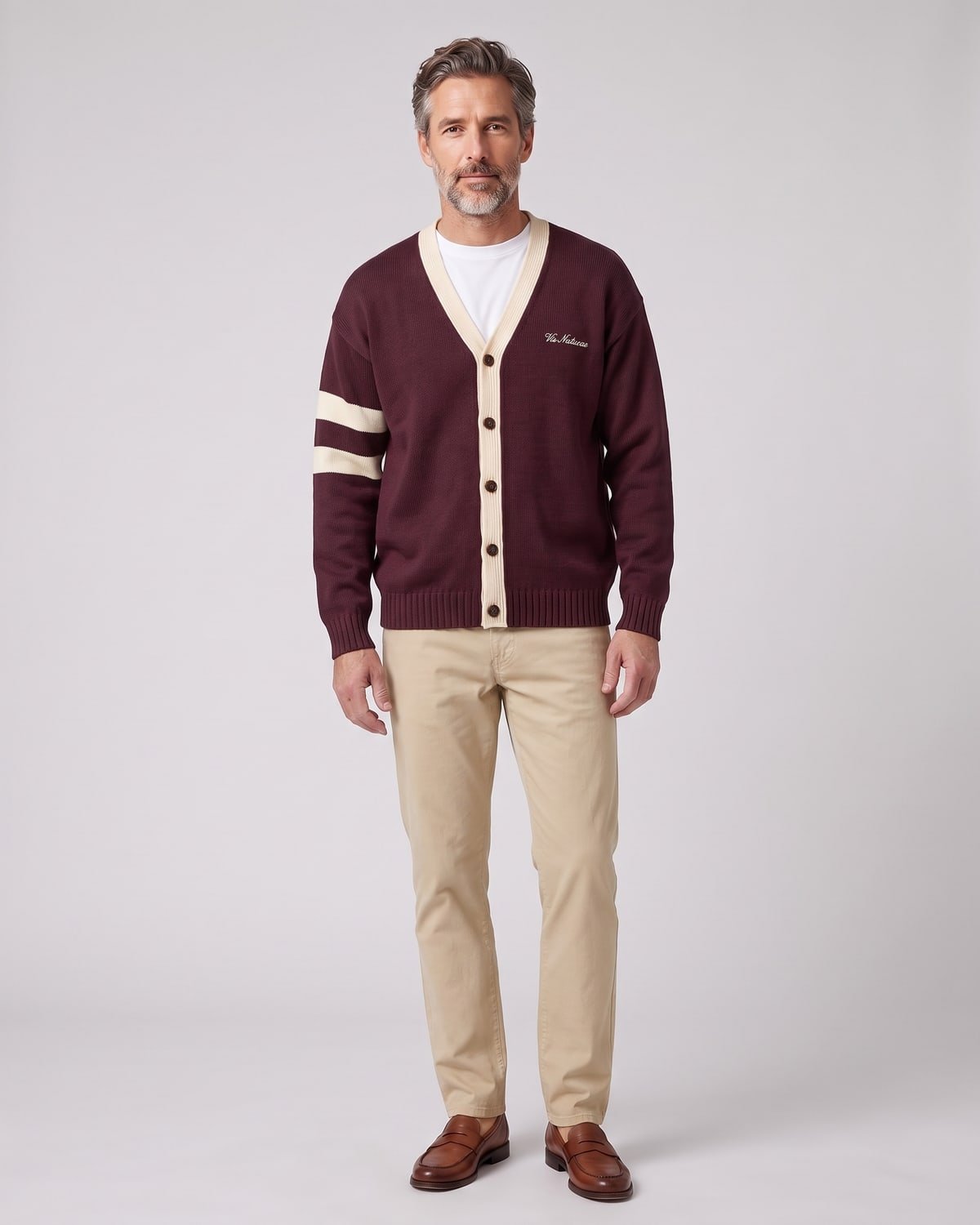 Regatta Cardigan, fabric detail