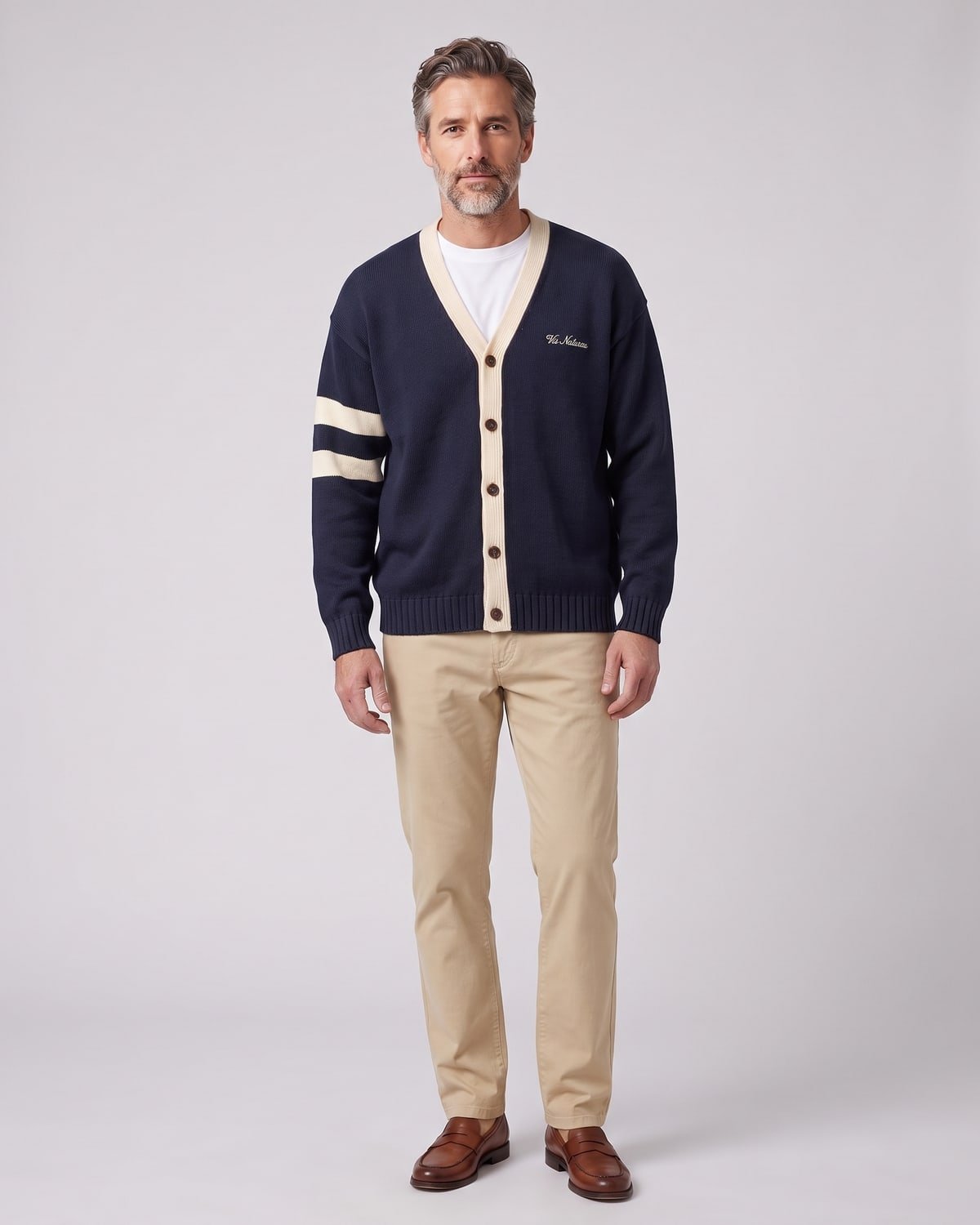 Regatta Cardigan, fabric detail