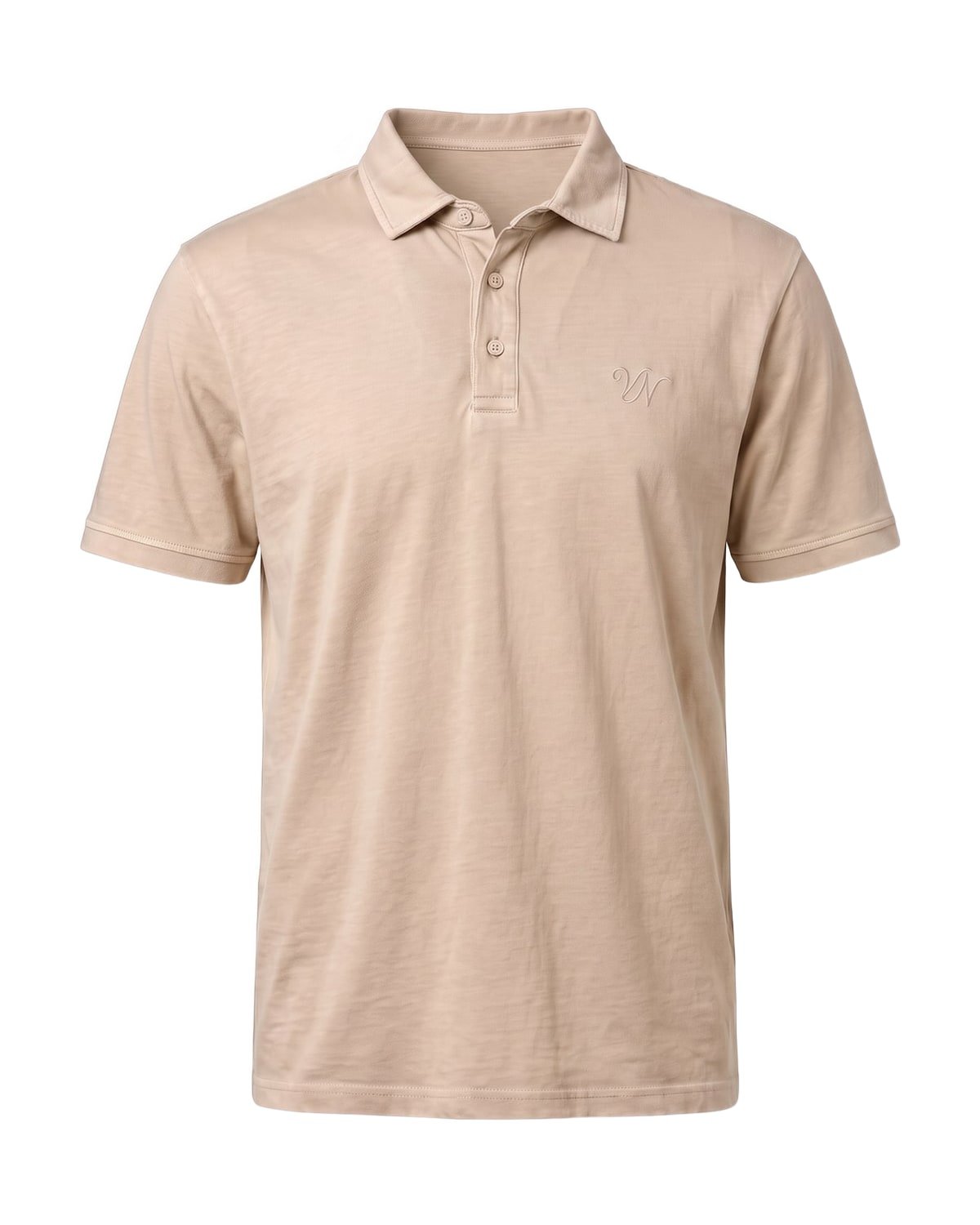 Riviera Linen Polo in Oat