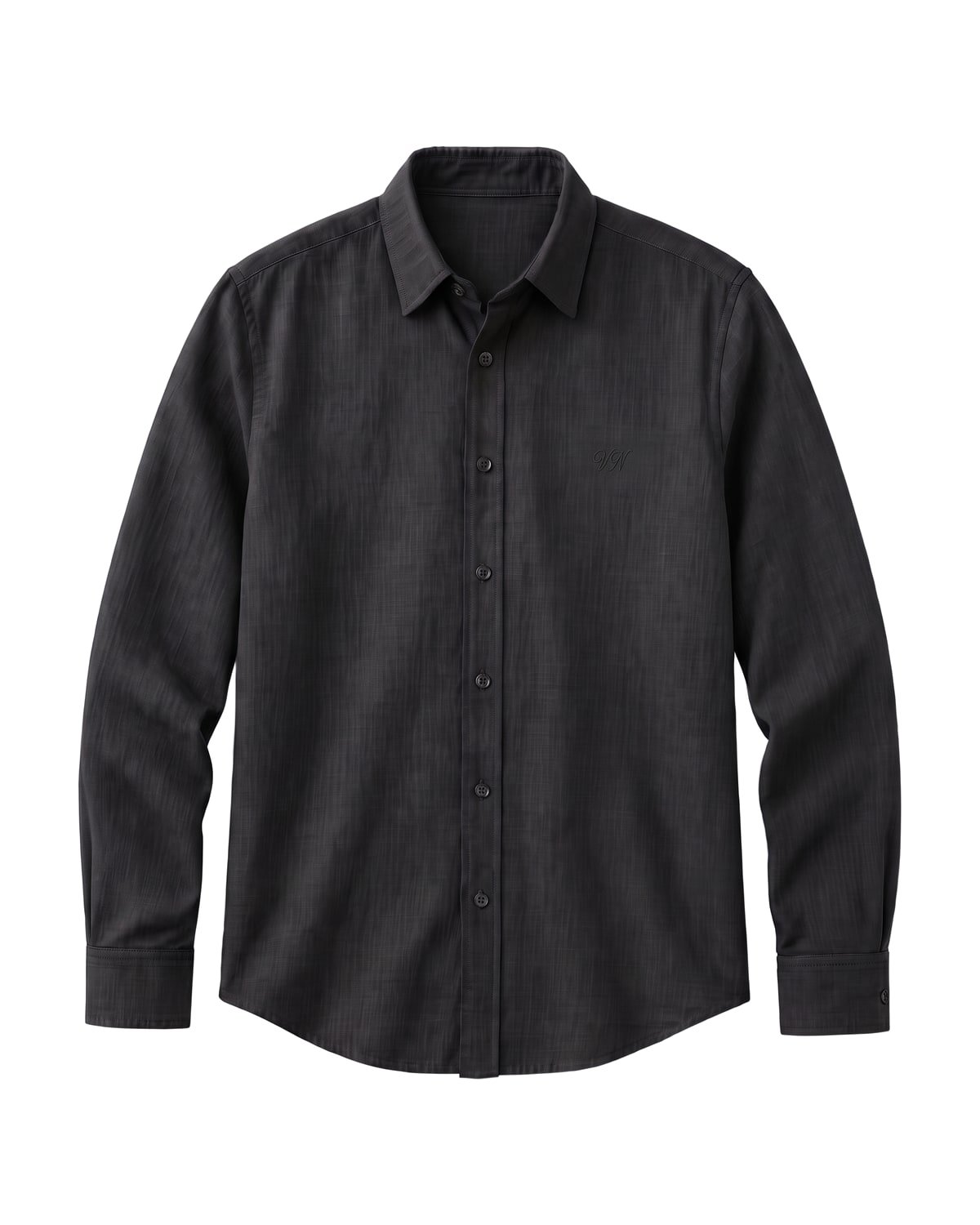 Riviera Linen Shirt in Black
