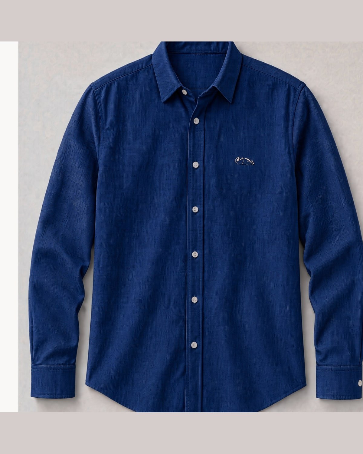 Riviera Linen Shirt in Navy