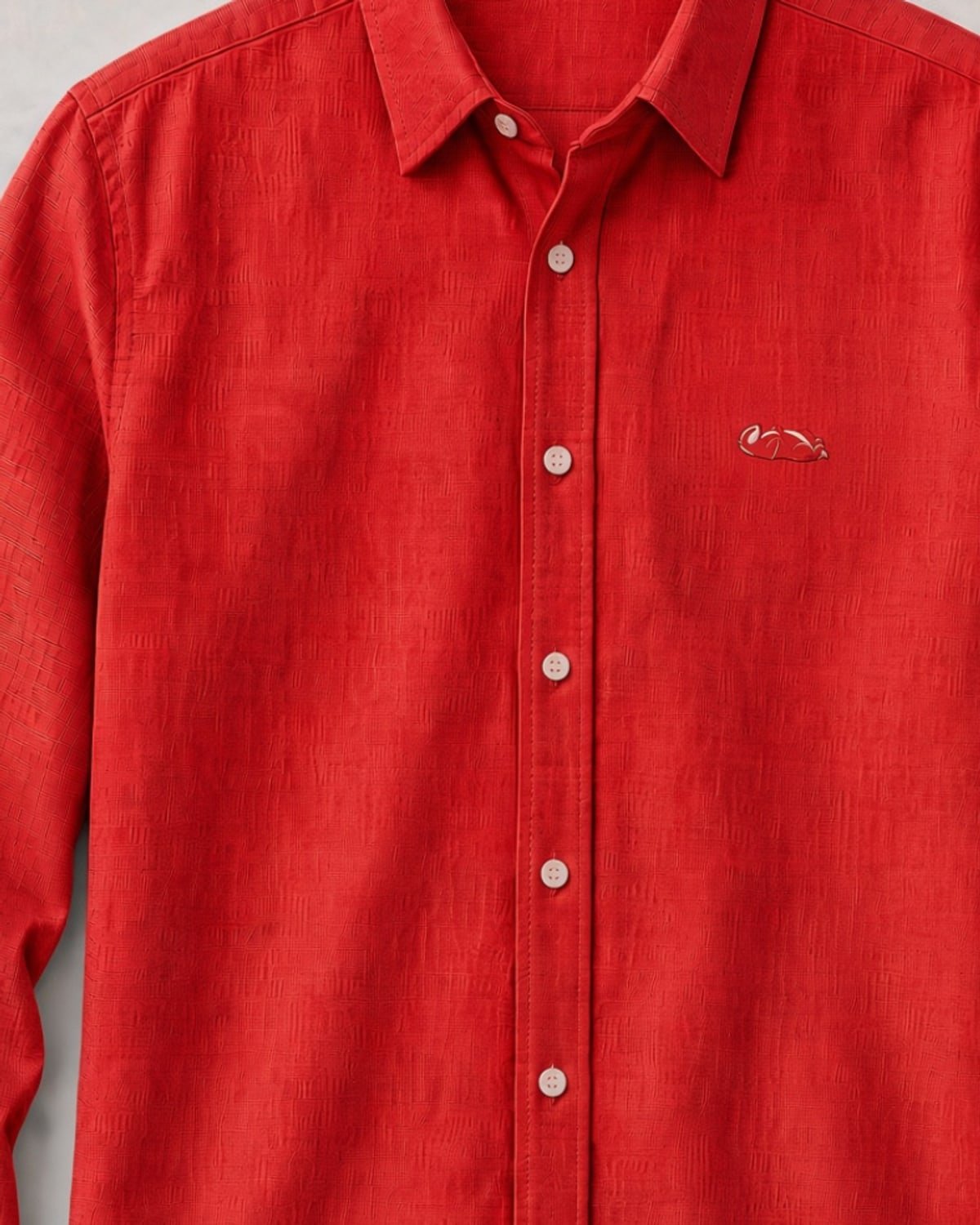 Riviera Linen Shirt, fabric detail
