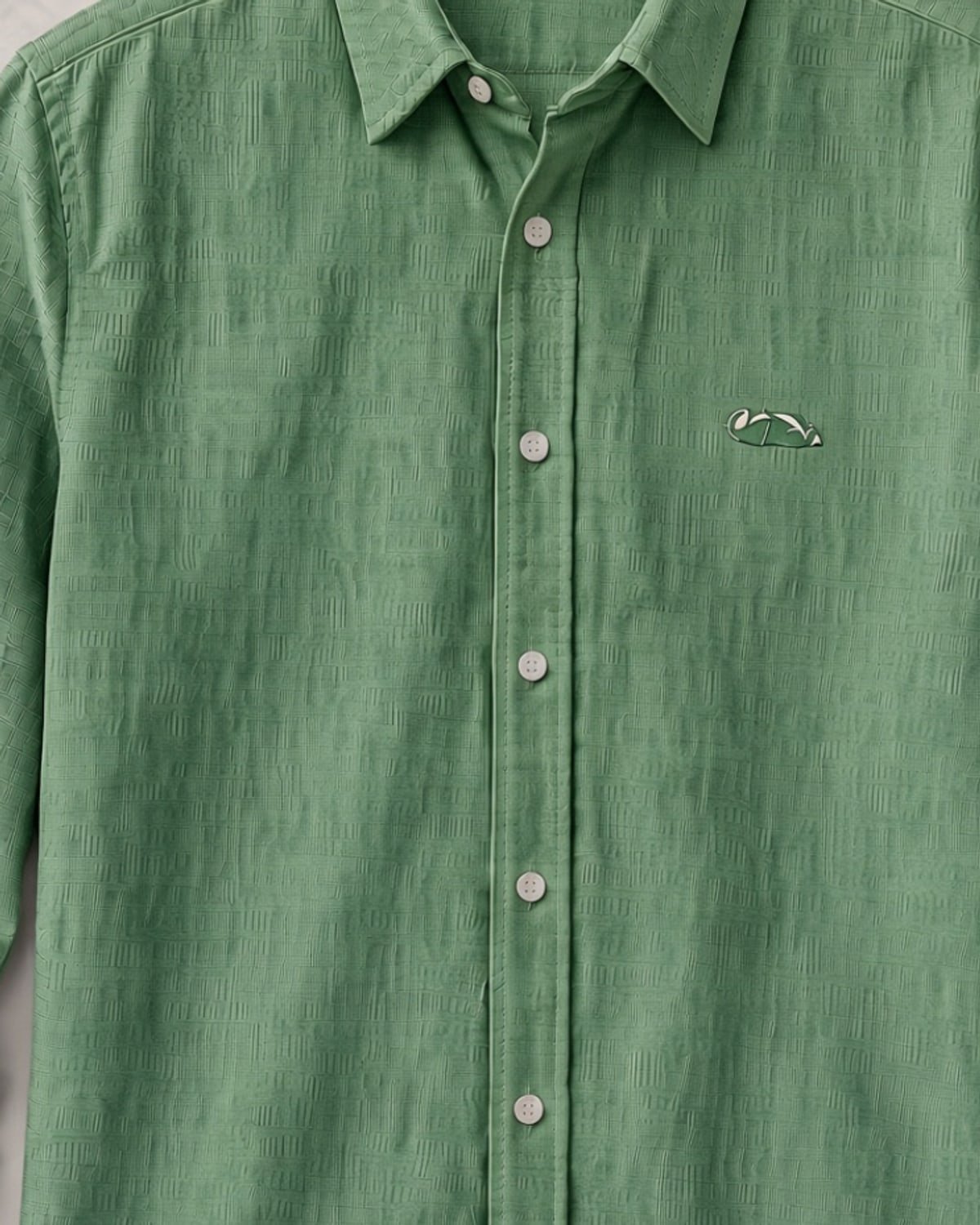 Riviera Linen Shirt, fabric detail