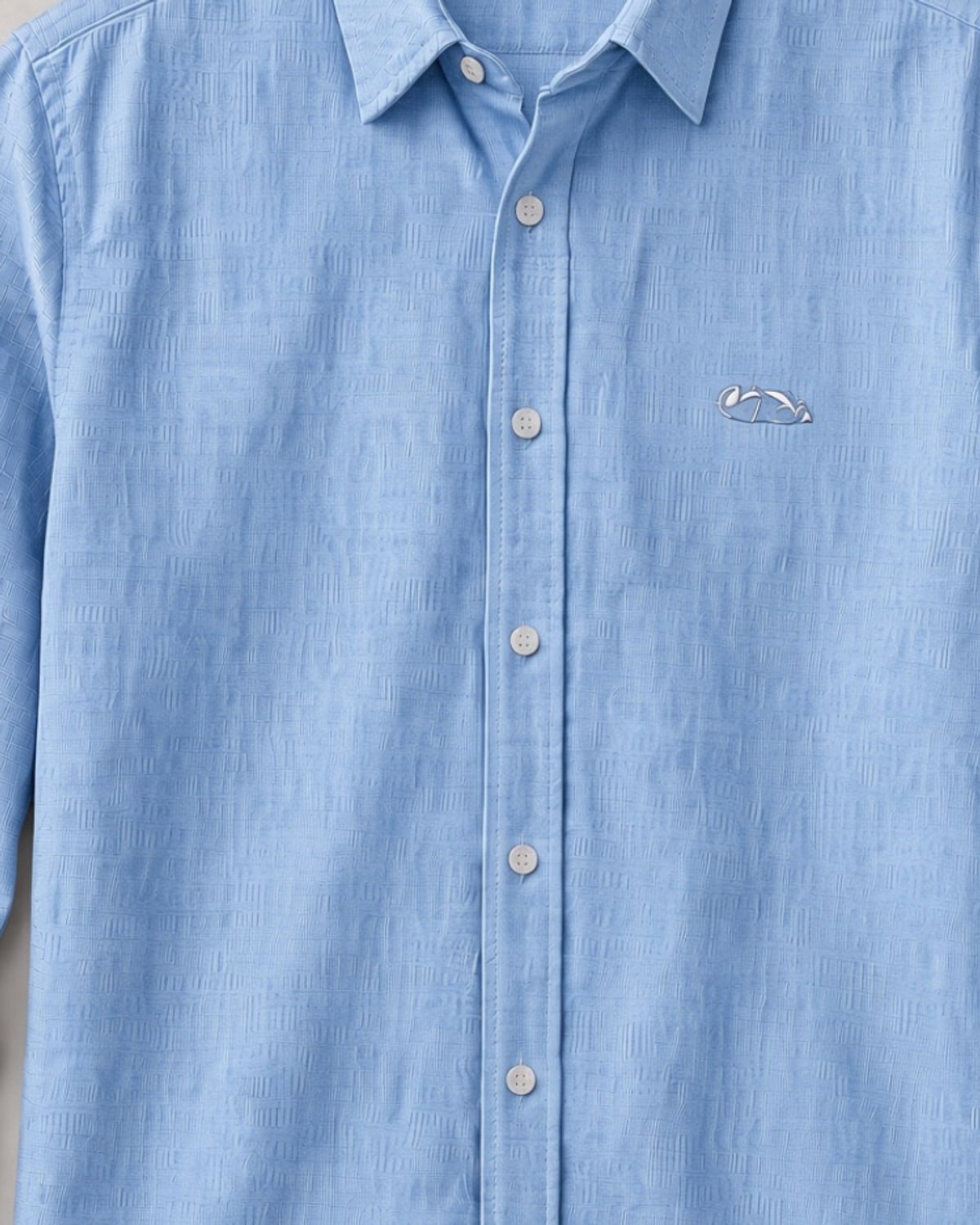 Riviera Linen Shirt, fabric detail