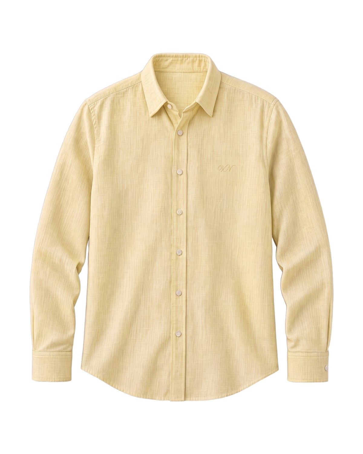 Riviera Linen Shirt in Lemon