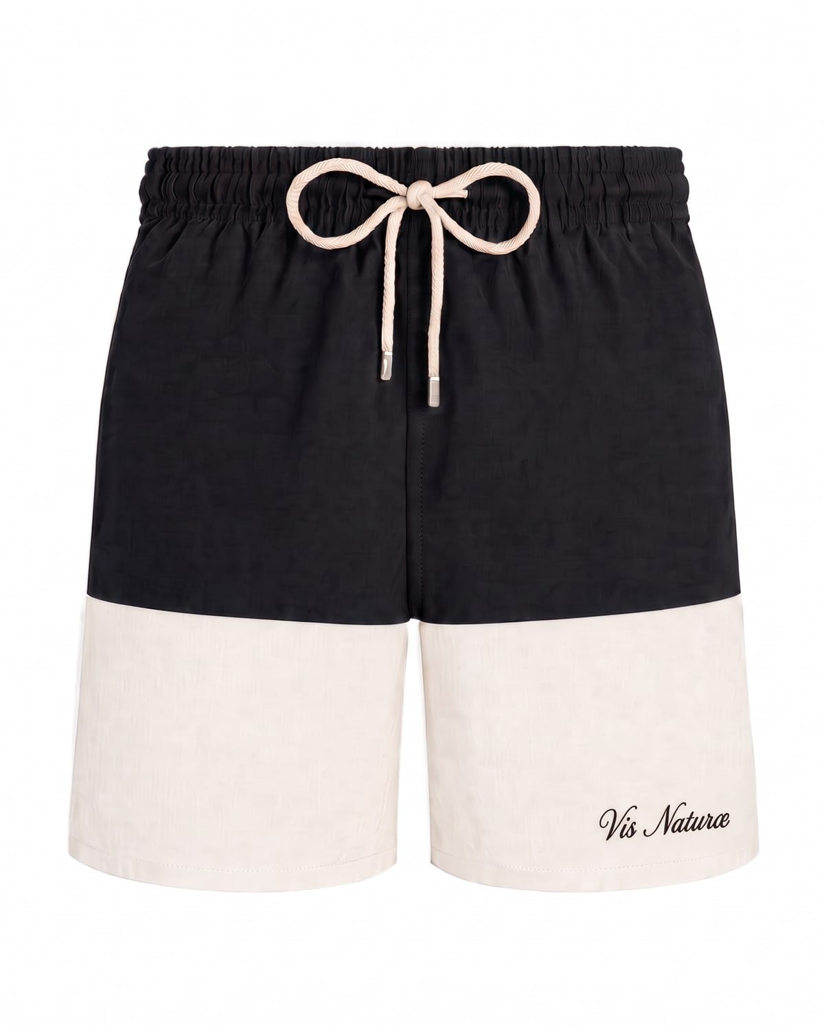 Shore Swim Short in Black / Ecru