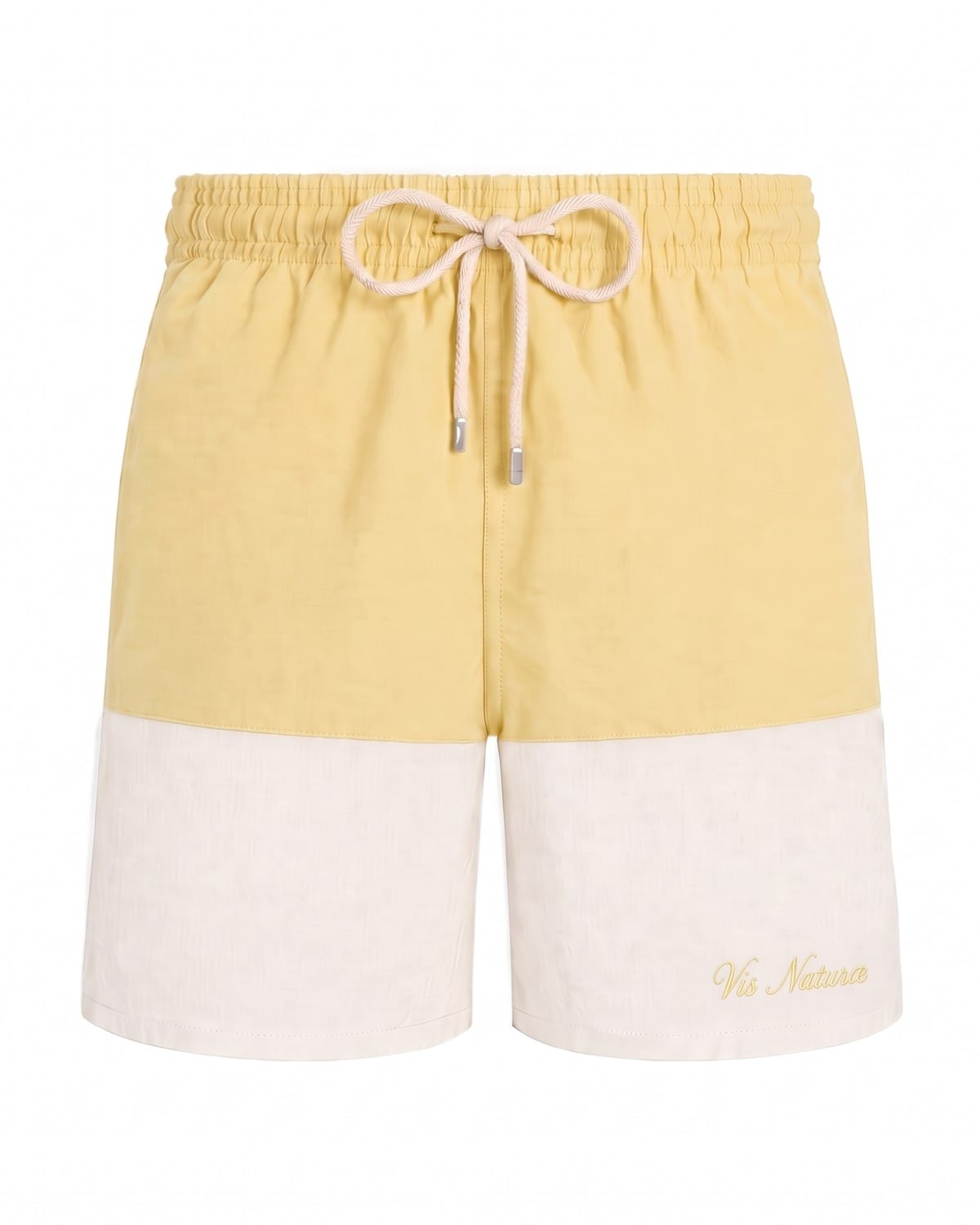 Shore Swim Short in Yellow / Ecru