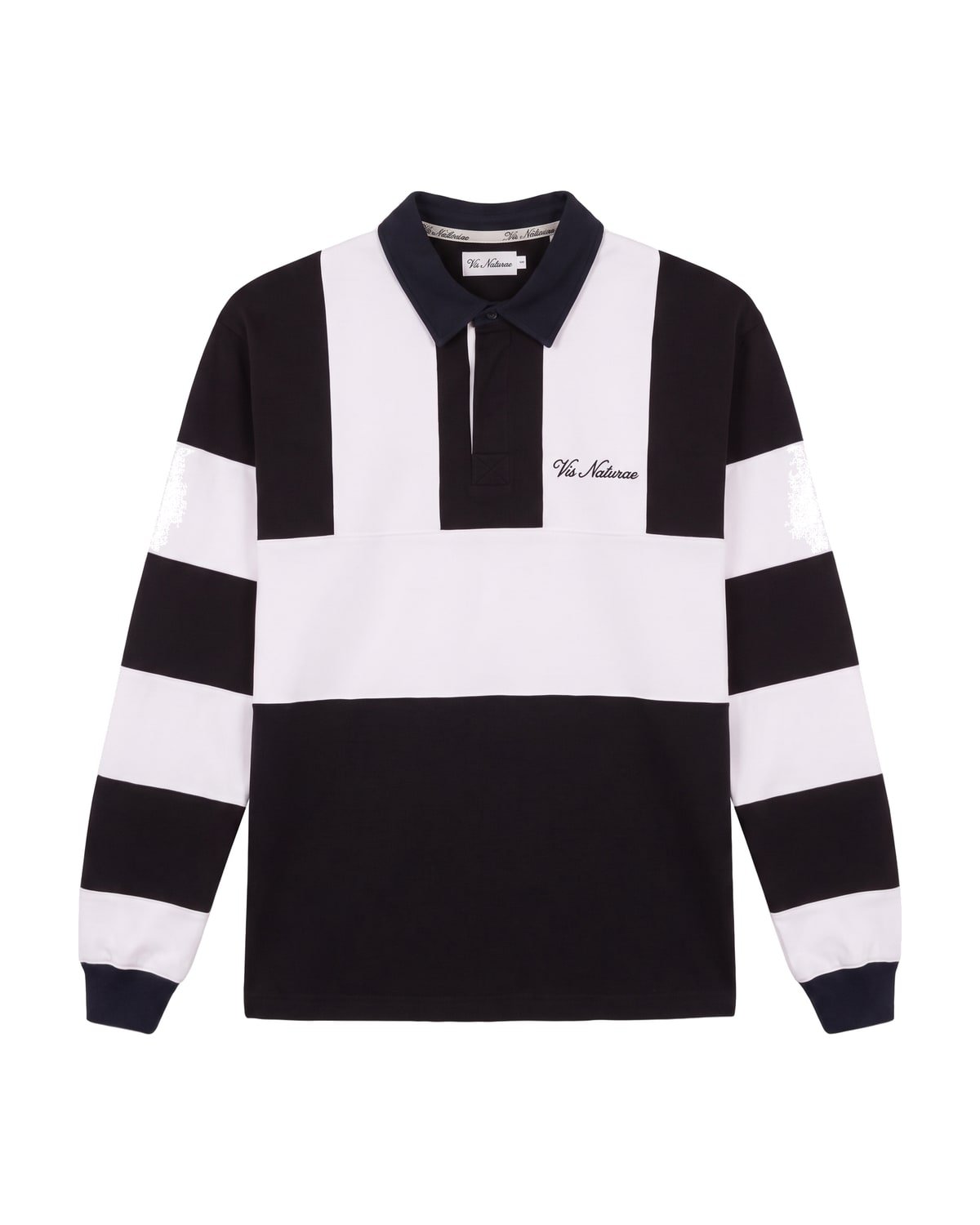 Touchline Rugby Shirt in Black / White