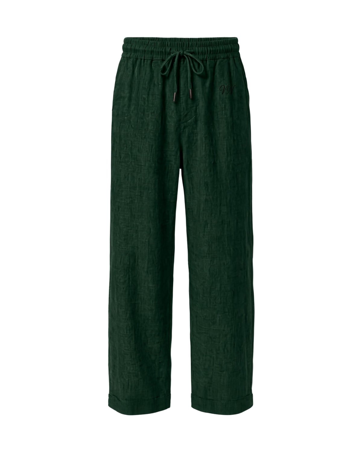 Veranda Linen Trouser in Green