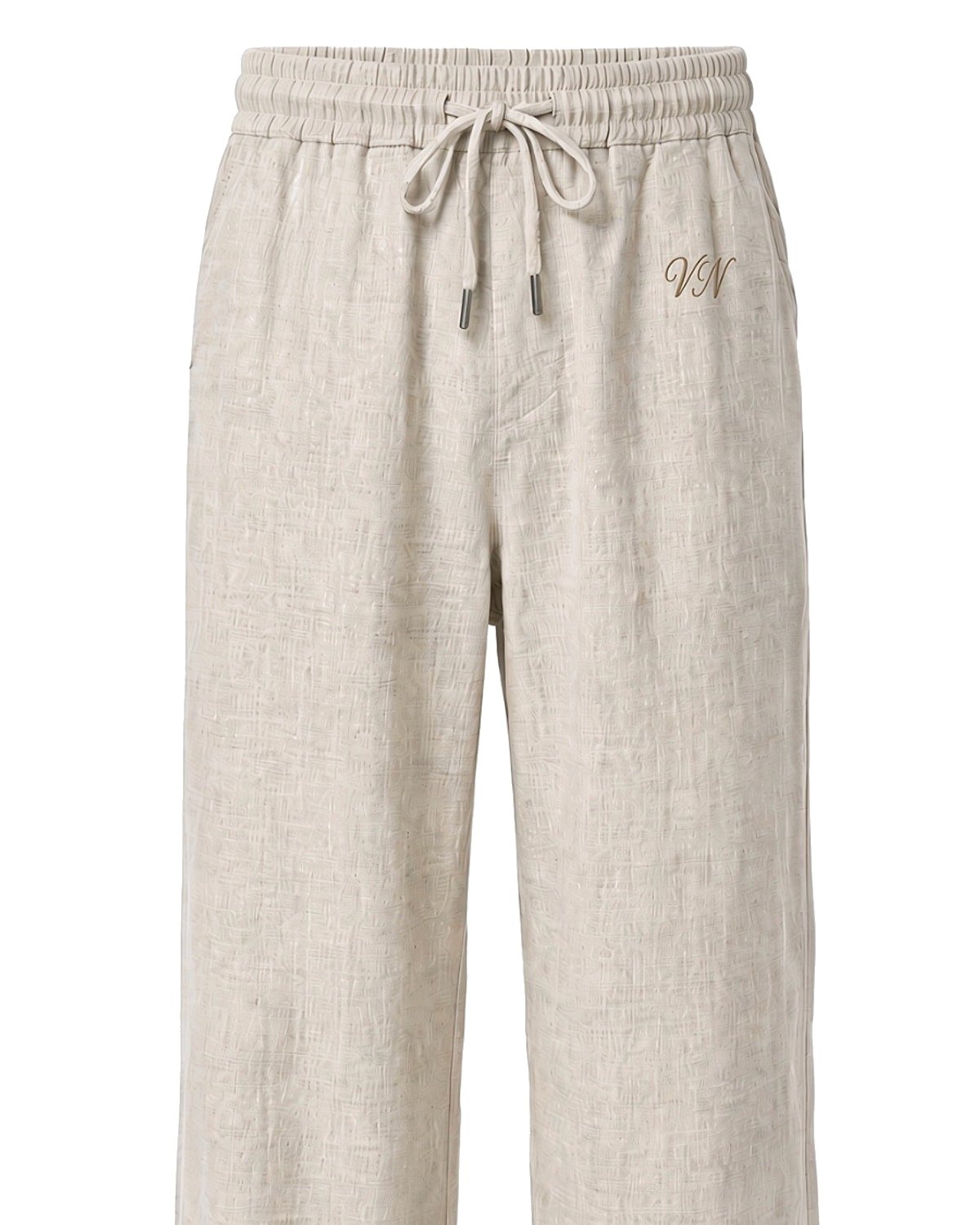 Veranda Linen Trouser, fabric detail