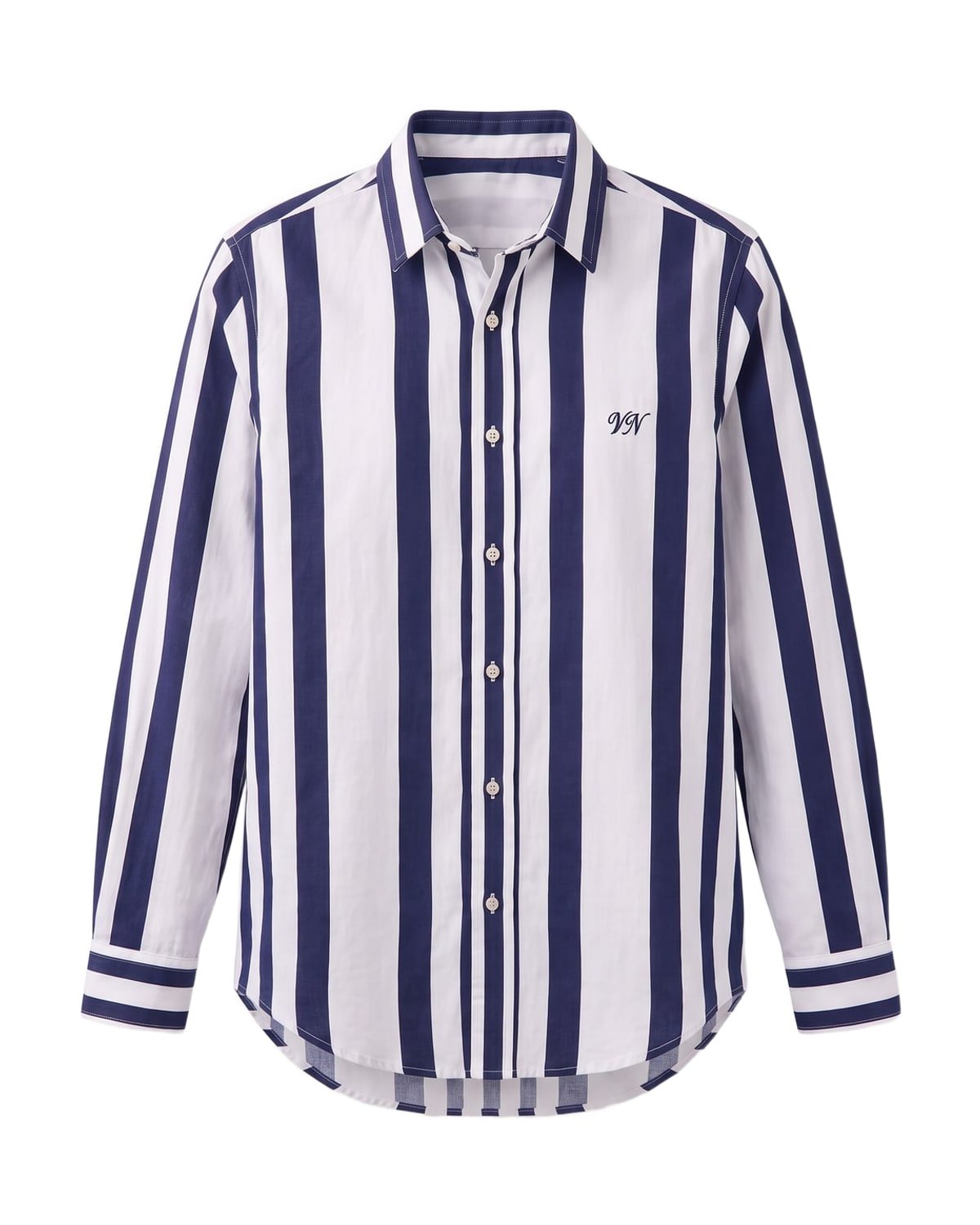 Women’s Cabana Linen Shirt in Navy