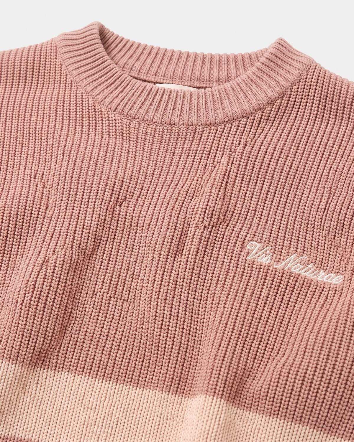 Women’s Mooring Stripe Crew, fabric detail