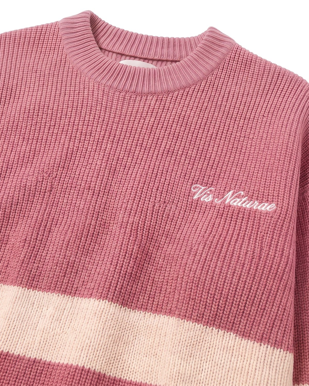 Women’s Mooring Stripe Crew, fabric detail