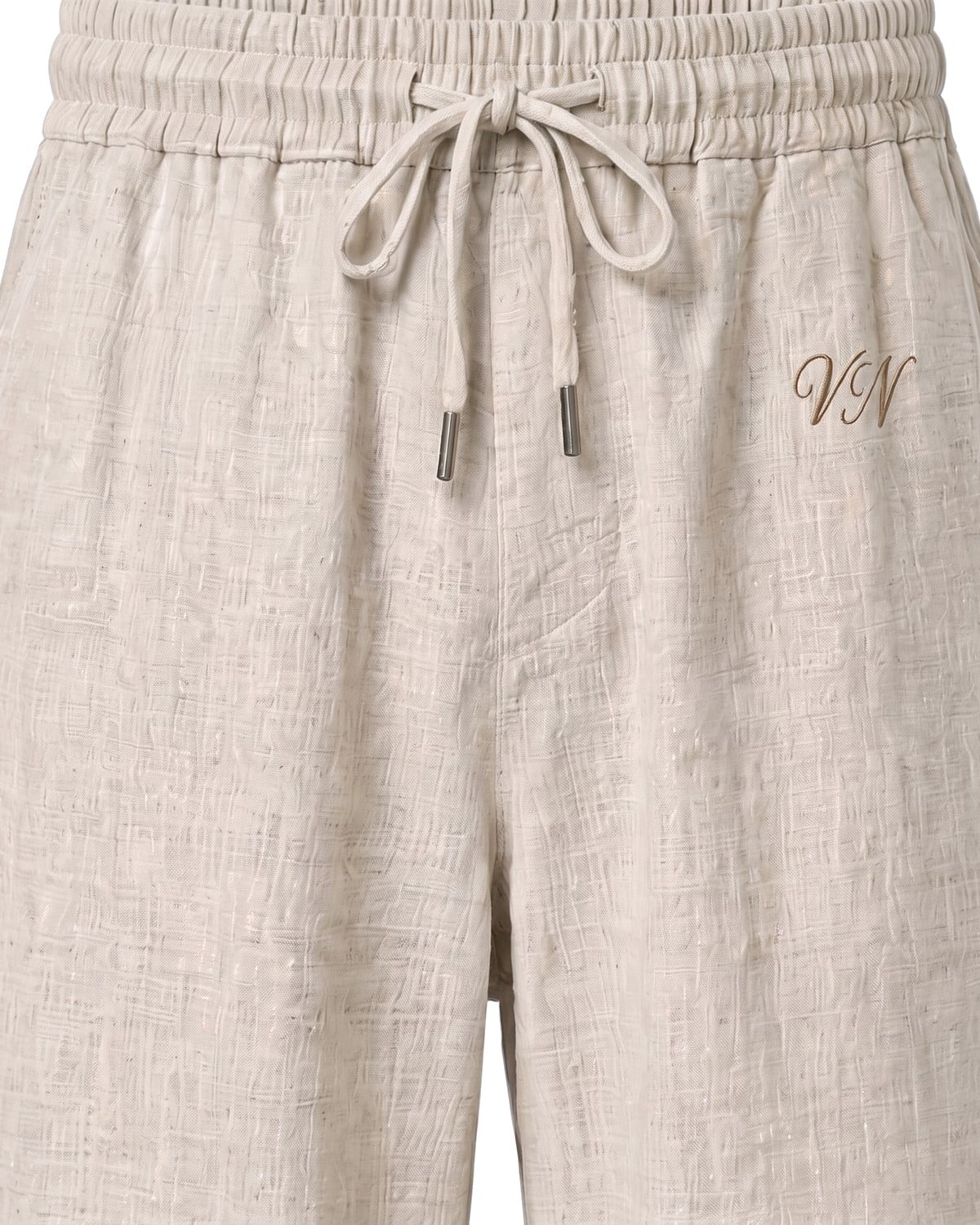 Women’s Veranda Linen Trouser, fabric detail